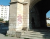 Foto 1 - Foto denuncia Burgos: "Es lamentable que se realicen pintadas en nuestro patrimonio"