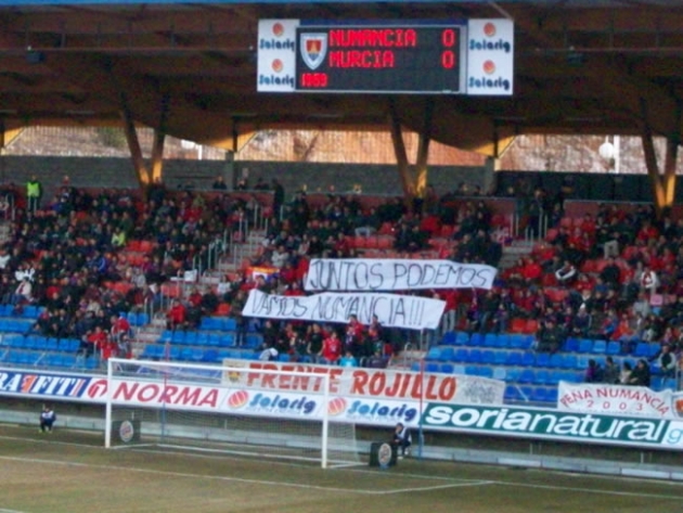 Pancarta del fondo sur