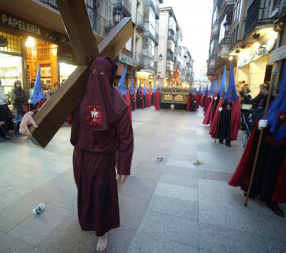 Viacrucis en la capital de Soria