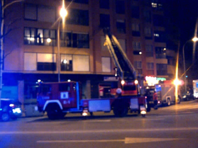 Se accedió a la vivienda con el camión