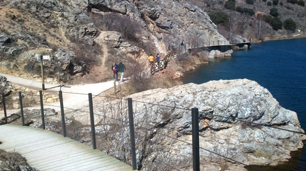 Imagen del sendero del Duero