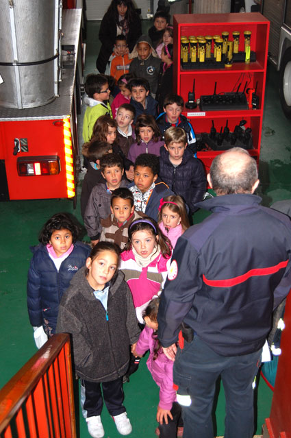 Visita al parque de bomberos