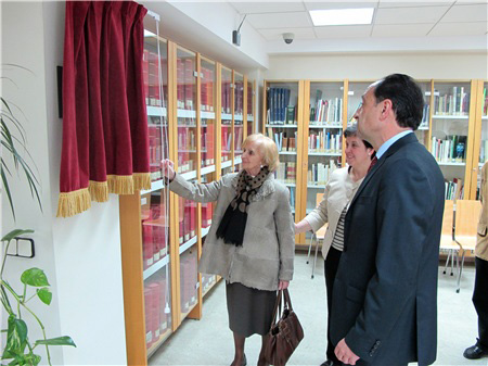 Delegado y viuda de Pérez Rioja