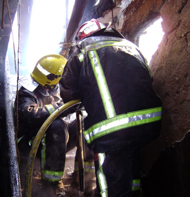 Bomberos de Soria en Vadillo