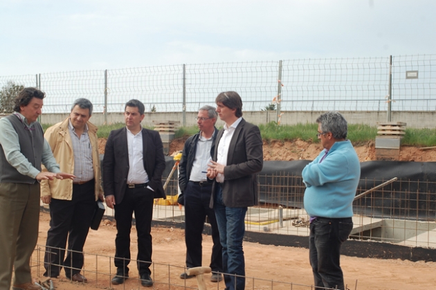 Martínez y Antón en las obras