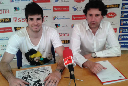 Xavi Folguera con Ángel Romera