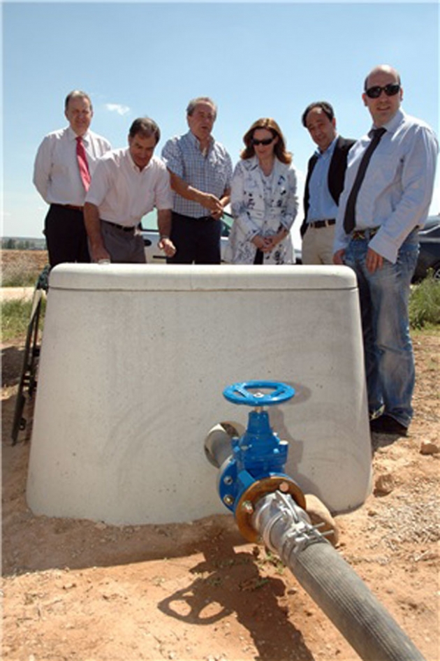 Visita a las obras del canal