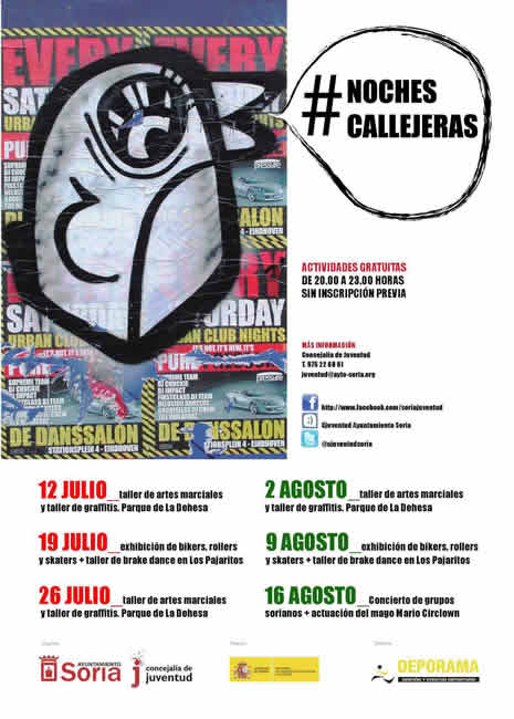 Cartel Noches Callejeras