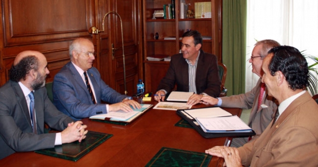 Reunión del Banco de Alimentos en Diputación