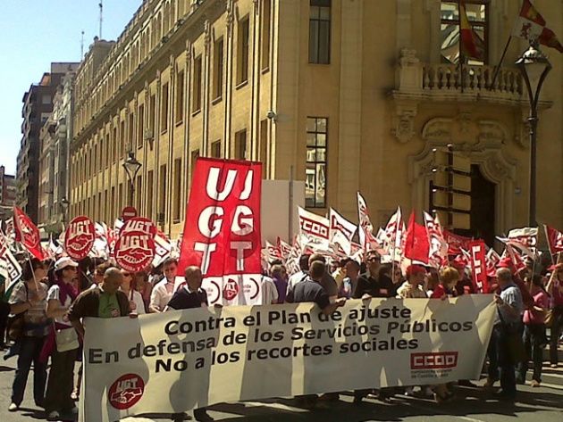 Manifestación en Valladolid