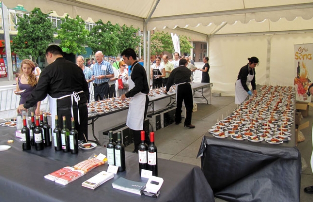 Presentación del torrezno en Madrid