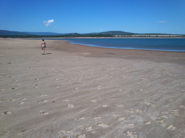 Aspecto del pantano soriano