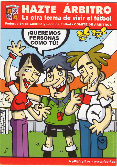Poster de la campaña de árbitros