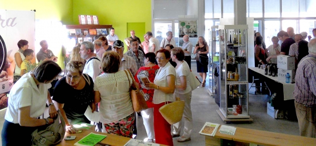 Visitantes durante el domingo