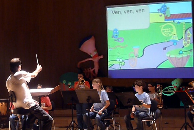 Un ensayo de los músicos