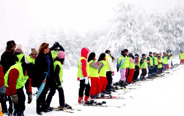 Esquí para escolares en Santa Inés