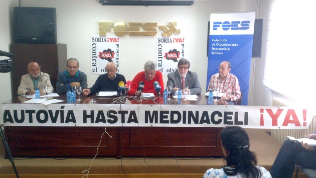 Rueda de prensa de Soria Ya