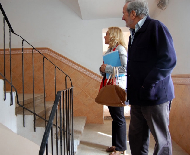 Barez y Valdenebro revisan el nuevo zócalo