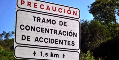 Señalización vial de peligro