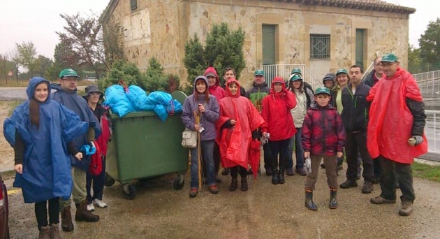 Grupo de voluntarios en Valonsadero