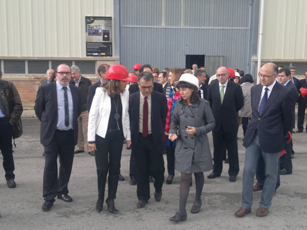 Carmen Vela en su visita al CEDER