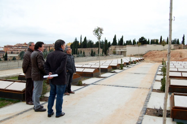 Visita de Antón a las obras