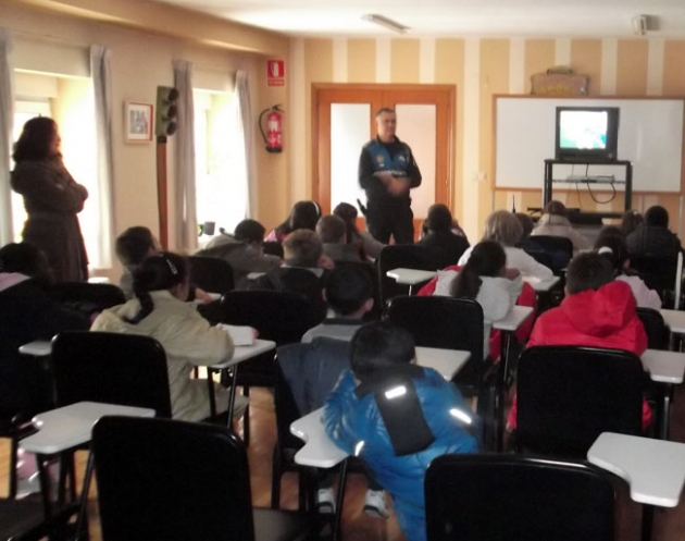 Visita al colegio de Las Pedrizas