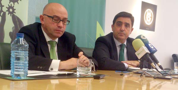 Martínez (dcha.) y Barca