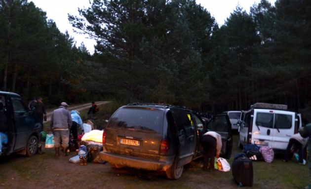 Desalojo en Santa Inés