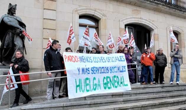 Piquete en el Palacio Provincial