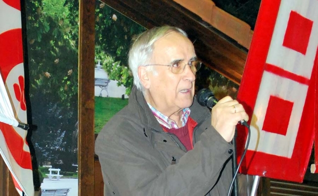 Eduardo Lallana durante su intervención