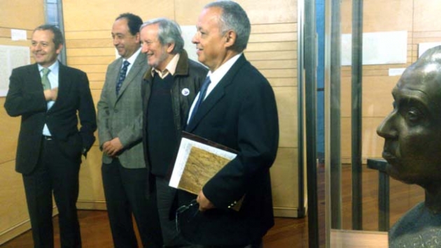 De derecha a izquierda, Bayo, López, Bárez y Santonja