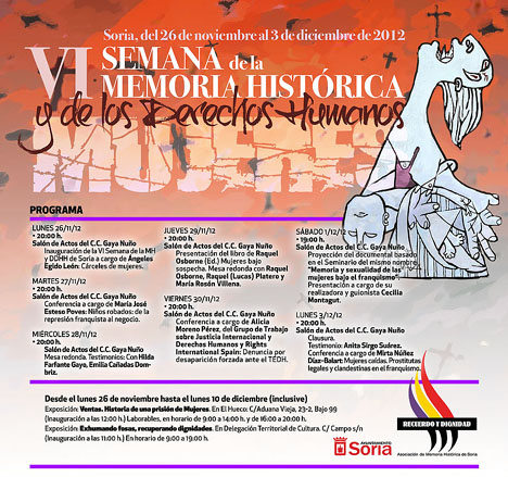Arranca la VI Semana de la Memoria Histórica y de los Derechos Humanos