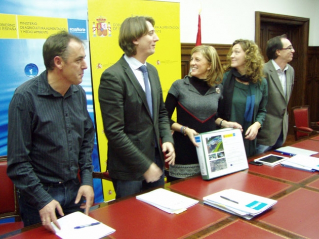 Serrano, Mínguez, López, Heredia y Martínez