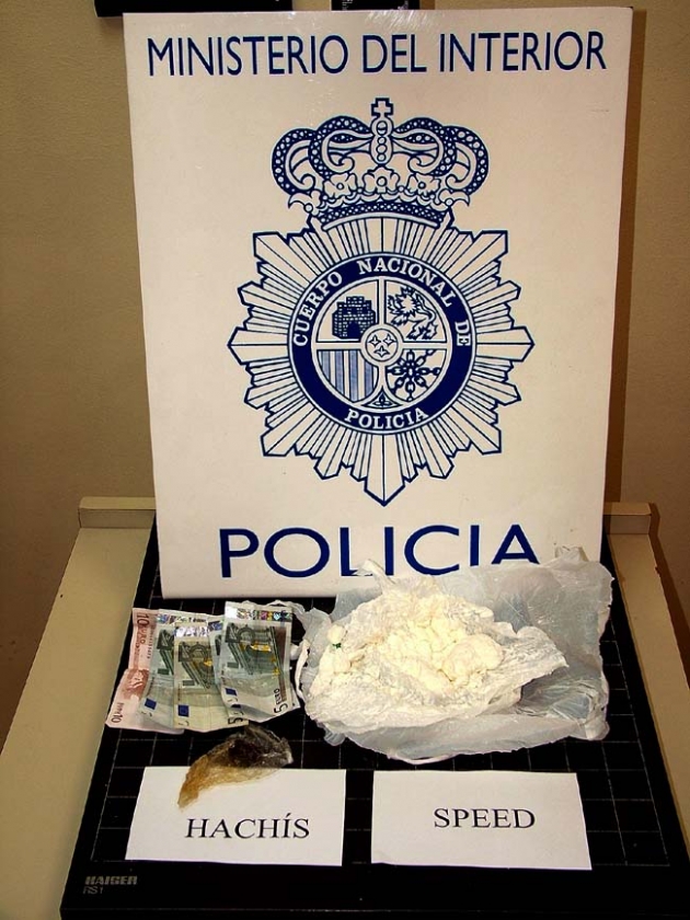 La droga incautada por la Policía