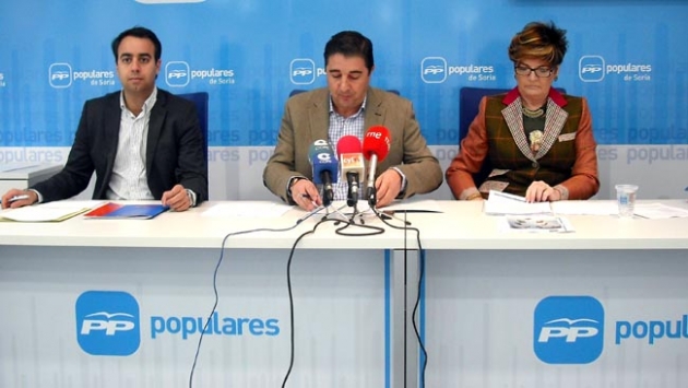 De izquierda a derecha, Soria, Peregrina y Benito