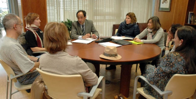 Reunión de AMPAS con el delegado