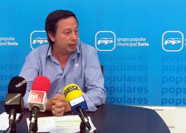 El concejal popular Adolfo Sainz