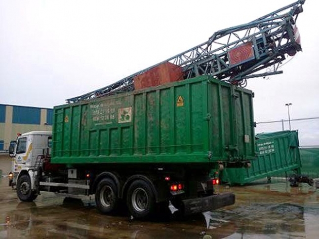 Imagen de la grúa sustraída