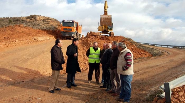 El presidente Pardo visita las obras 