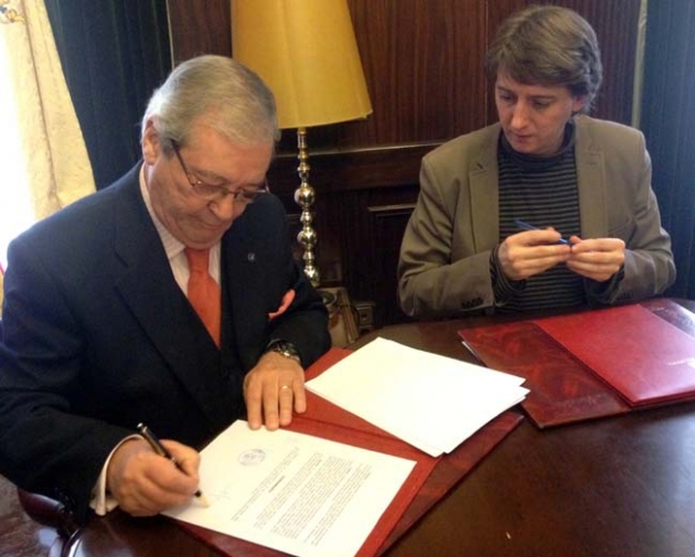 Crespo (izda,) y Mínguez