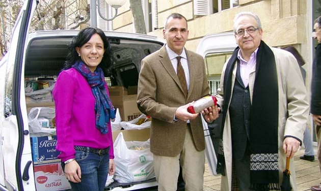 Entrega de los alimentos