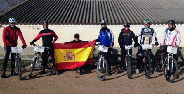 Participantes en la ruta