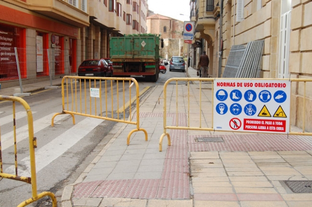 La calle está cerrada