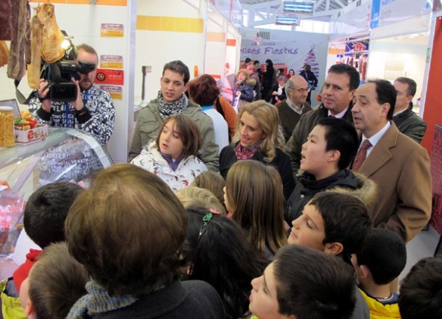 Los estudiantes en el mercado