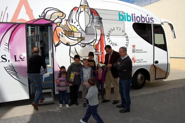 El bibliobús en Borobia