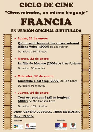 Cartel de las jornadas de cine