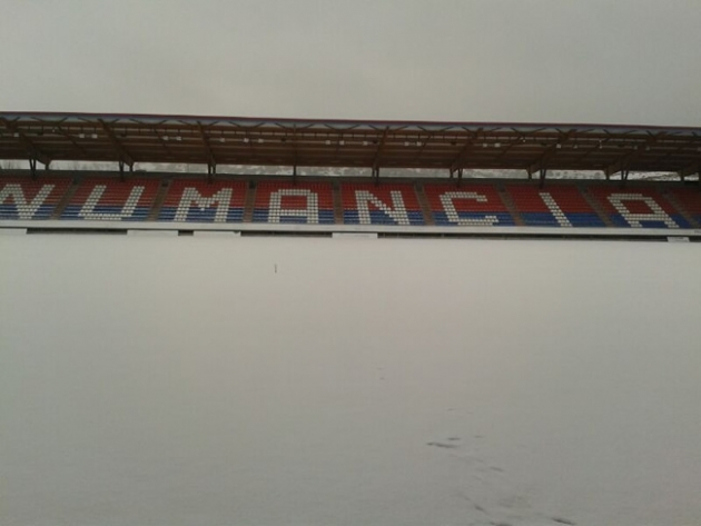 Los Pajaritos con el manto de nieve