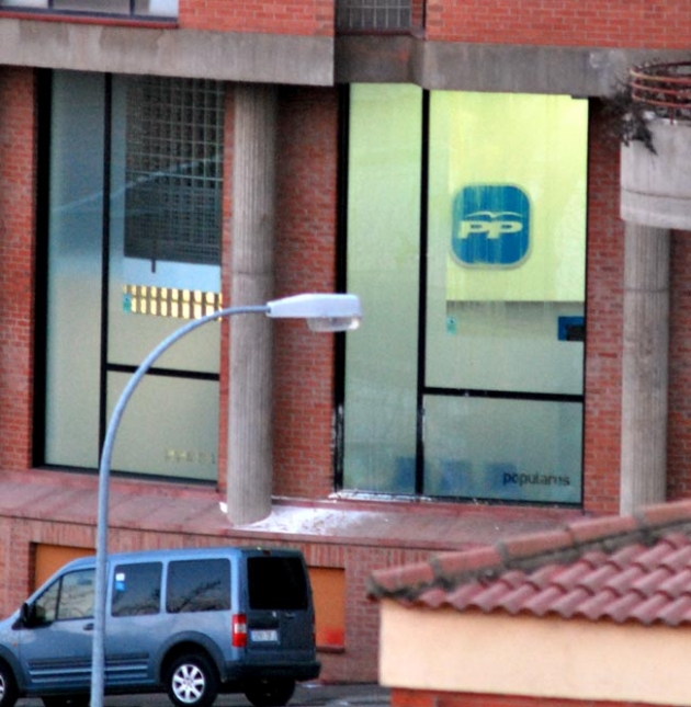 Fachada lateral de la sede