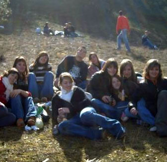 Grupo en Jueves Lardero